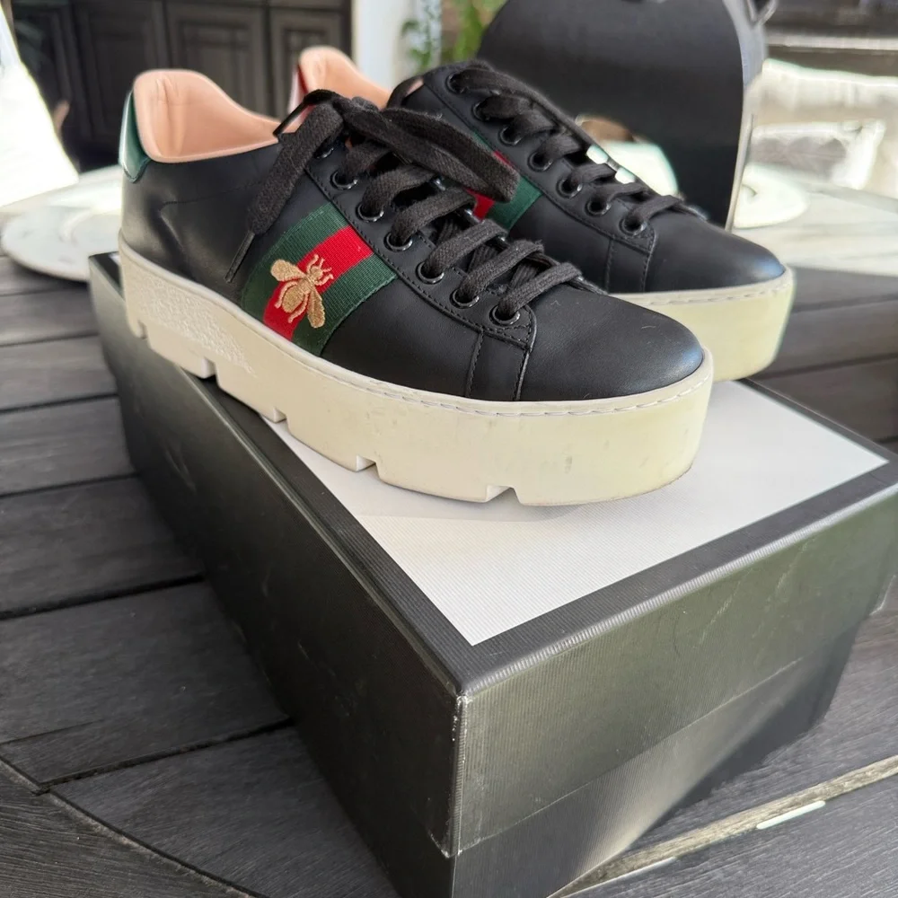 Gucci Ace platform sneakers in size 36 1/2 - Picture 5 of 7